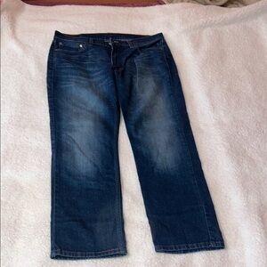 Levi's Blue Relaxed Fit Jeans with Subtle Distressing